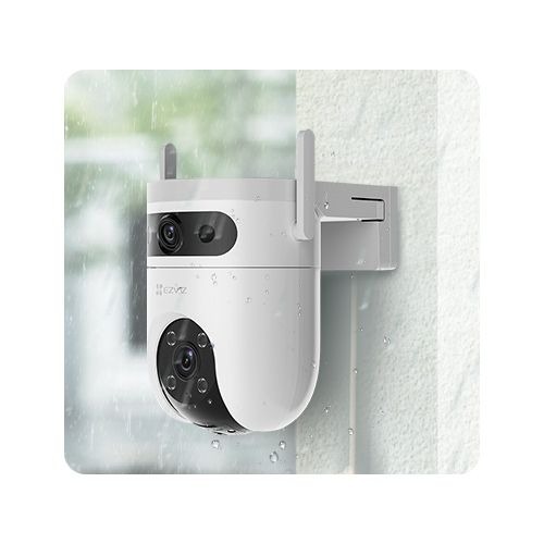 Caméra extérieure H9C Dual Wi-Fi panoramique et à inclinaison 360 3MP 2K