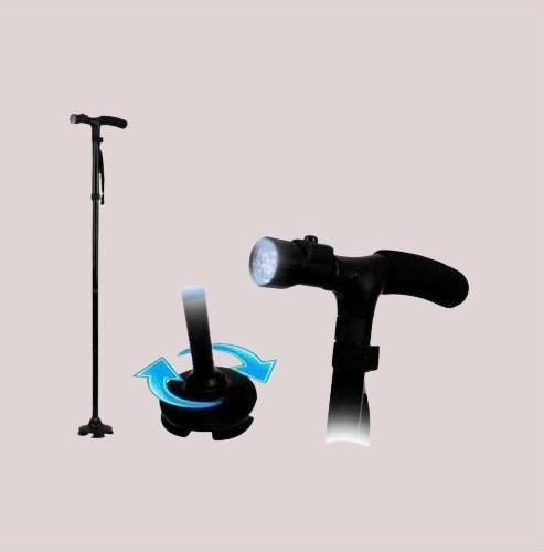Image de CANNE PLIANTE EN ALUMINIUM AVEC LUMIÈRE LED, PLIABLE