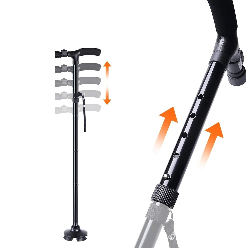 Image de CANNE PLIANTE EN ALUMINIUM AVEC LUMIÈRE LED, PLIABLE