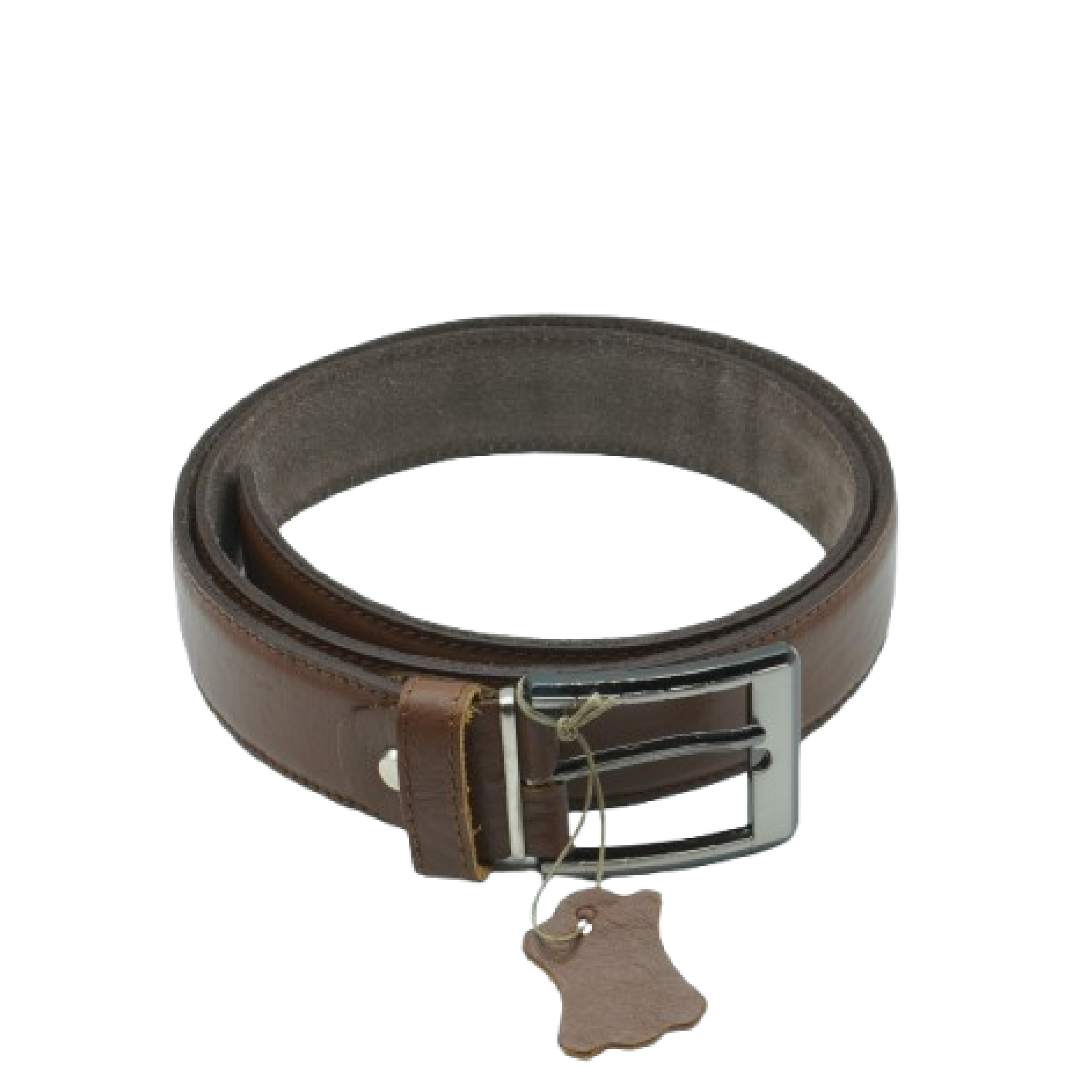 Image de Ceinture classique en cuir Noir pour Homme - Unbranded