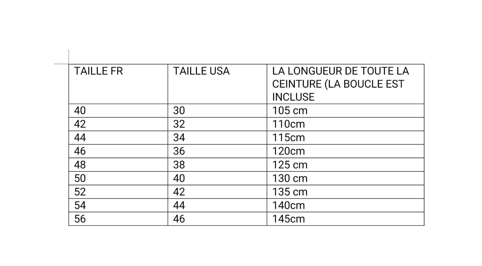 Image de Ceinture en Cuir Ajustable