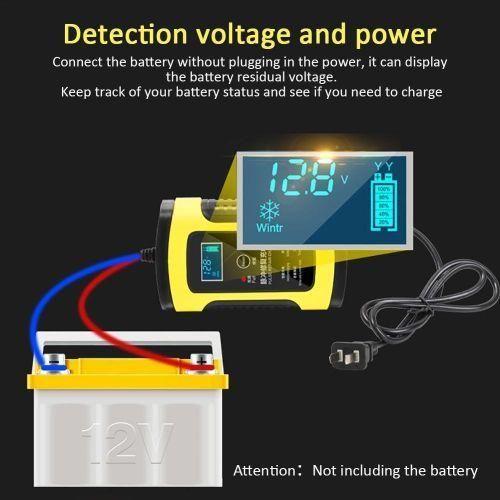 Chargeur de Batterie Polyvalent 4-100 Ah pour Voiture et Moto