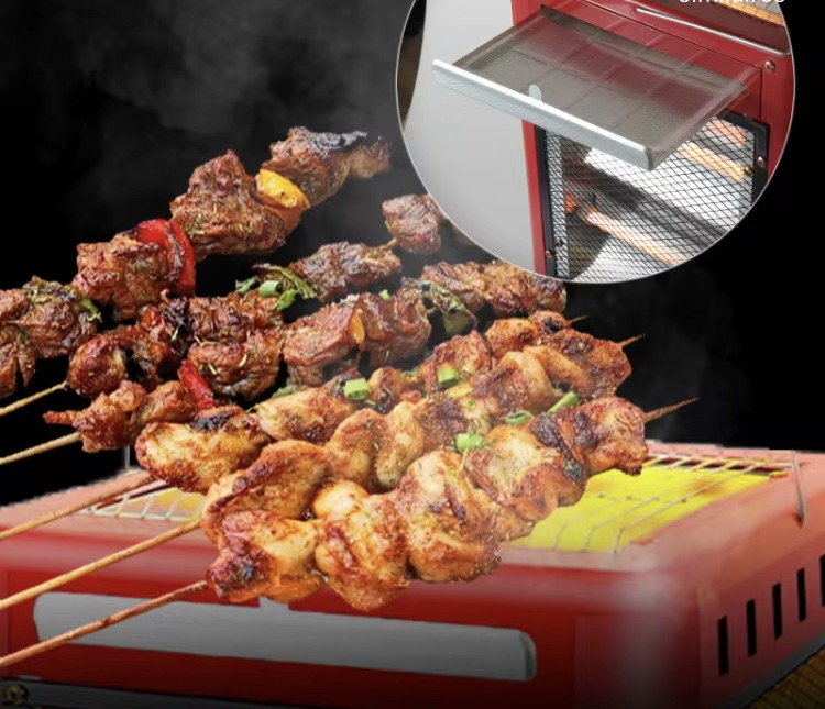Image de Chauffage halogène économique 2000 W électrique d'air domestique et barbecue à double usage chaude - Unbranded