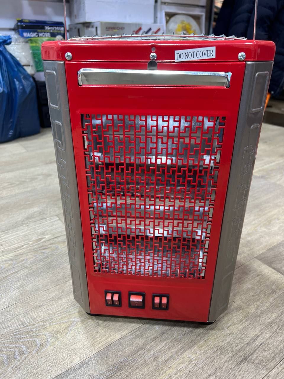 Image de Chauffage halogène économique 2000 W électrique d'air domestique et barbecue à double usage chaude - Unbranded