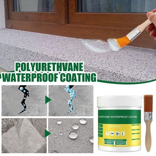 colle de réparation adhésive 500g, mastic, polyuréthane, avec brosse, imperméable Invisible