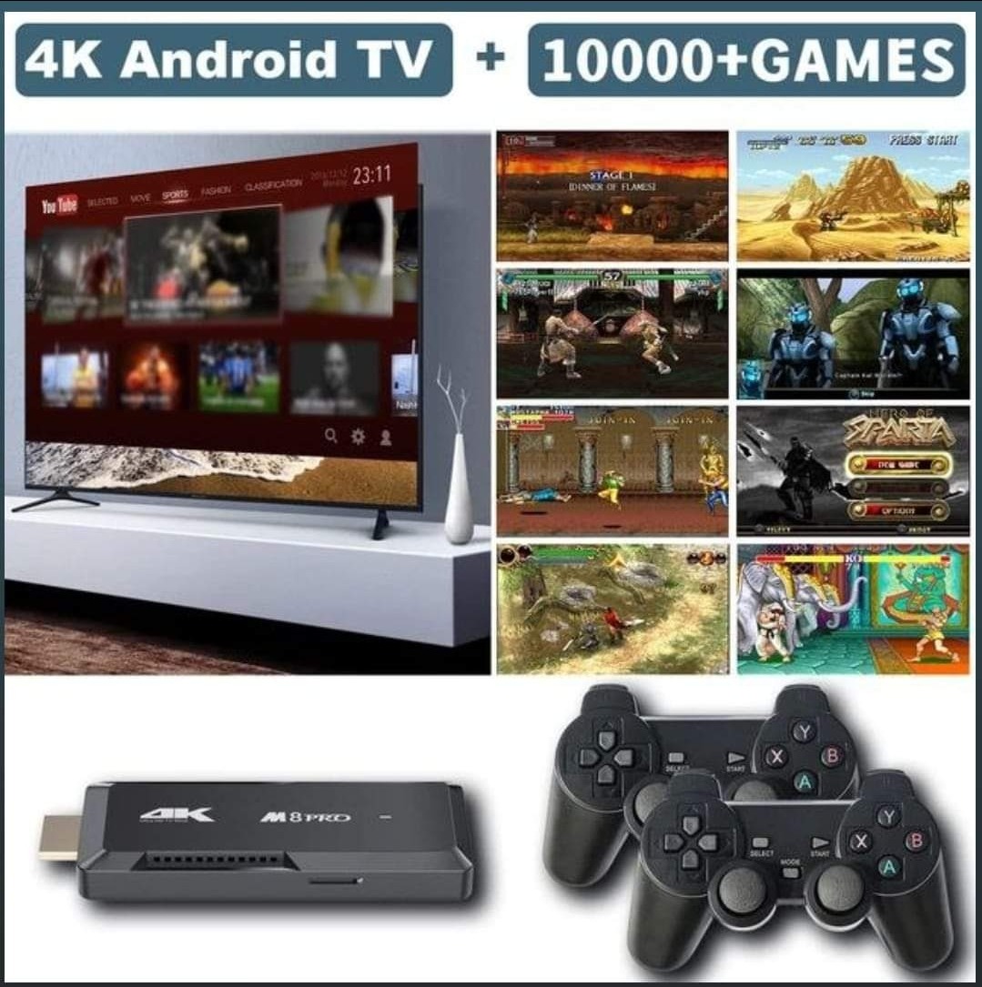 Console de Jeu Vidéo Rétro DATA FROG 4k 20000