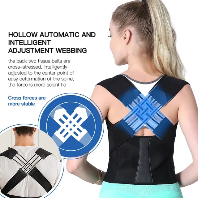 Correcteur de posture du dos,ceinture de dos et épaules pour femmes et hommes