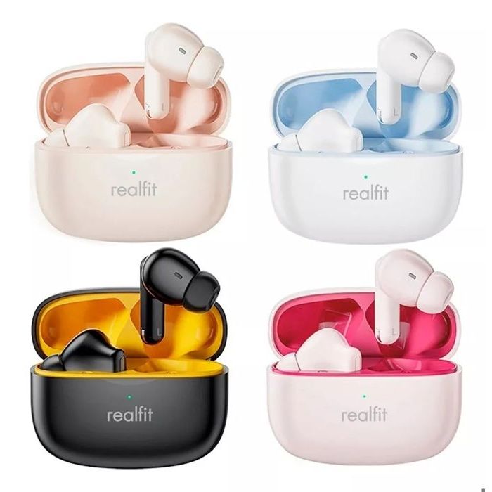 Écouteurs Bluetooth Realfit F3 – Réduction de Bruit Active, Son Haute Qualité, Confort et Longue Autonomie