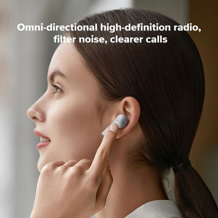Image de Écouteurs intra-auriculaires Bluetooth Realfit F1, Type-C Couleur : Blanc - Unbranded