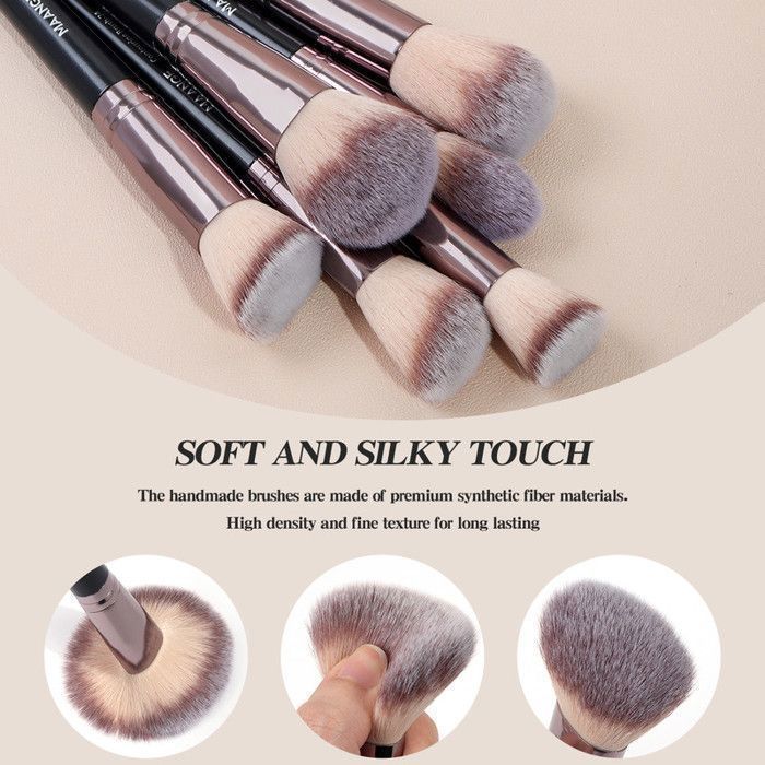 Image de Ensemble de pinceaux de maquillage - MAANGE - MAG51477 - 30 pièces - Fibres nylon - Étui inclus - Unbranded