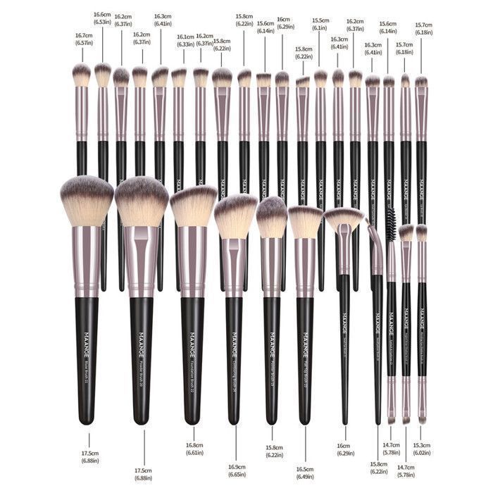 Image de Ensemble de pinceaux de maquillage - MAANGE - MAG51477 - 30 pièces - Fibres nylon - Étui inclus - Unbranded