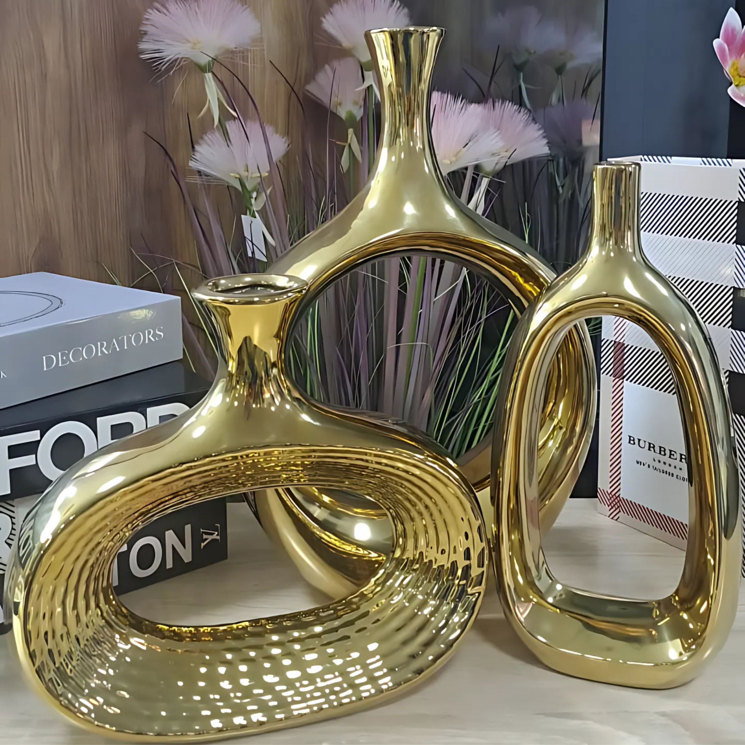 Ensemble de Vases en Céramique (Lot de 3)