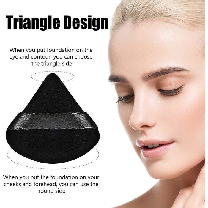 Éponge à maquillage - Non spécifié - 5pcs - Douce et confortable - Lavable - Utilisation humide et sèche