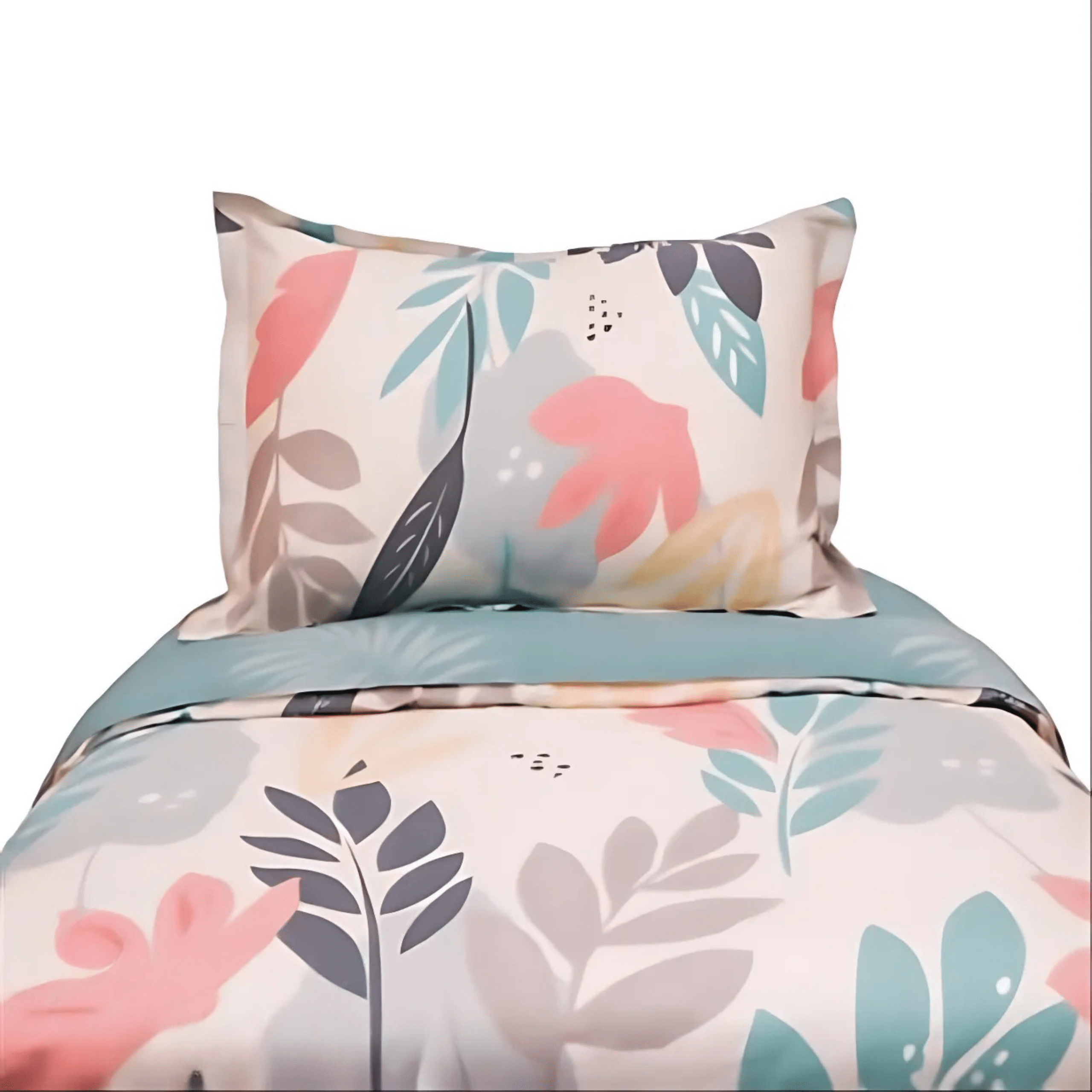 Image de Housse de Couette 2 Faces avec 1 Taie d'Oreiller - Unbranded