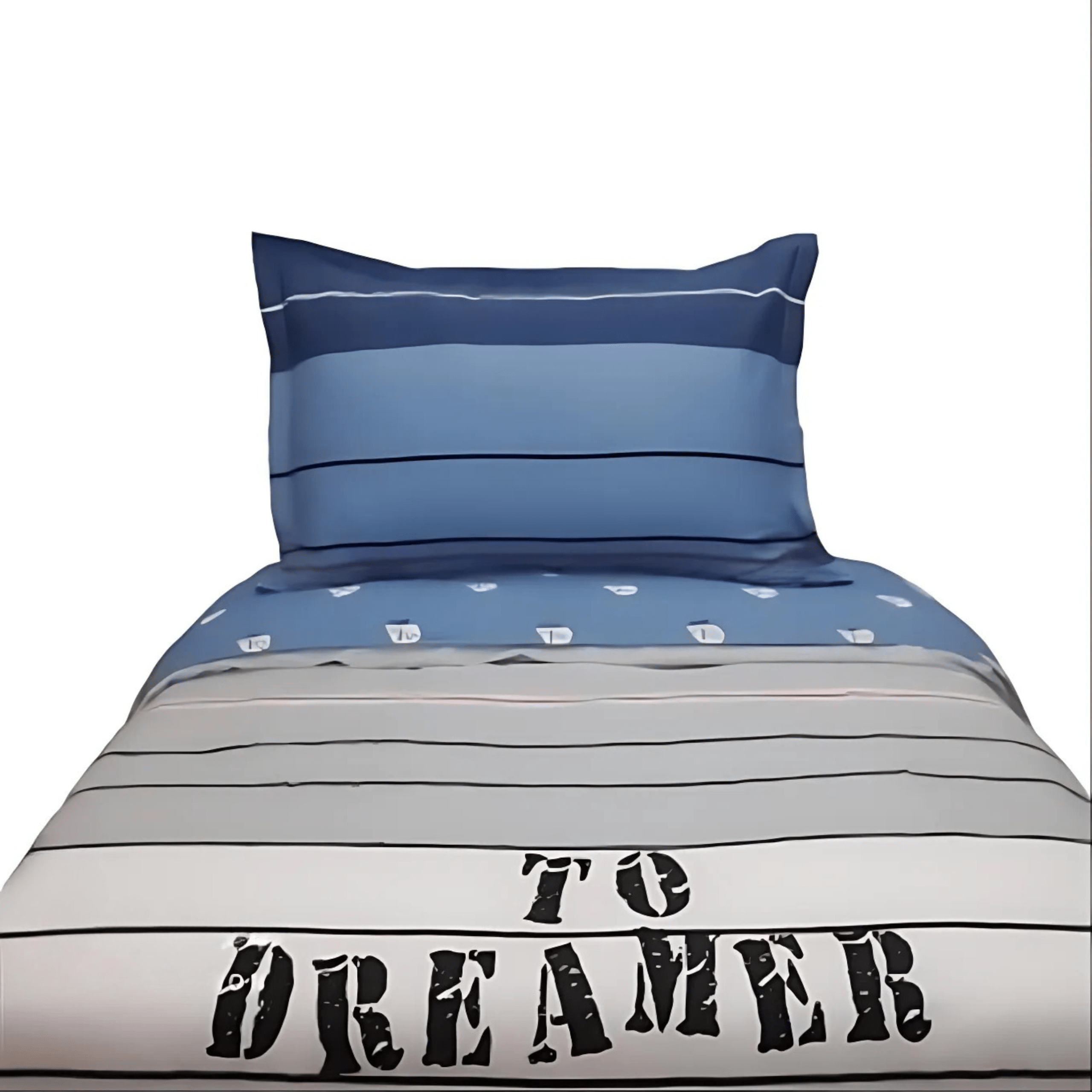 Image de Housse de Couette 2 Faces avec 1 Taie d'Oreiller - Unbranded