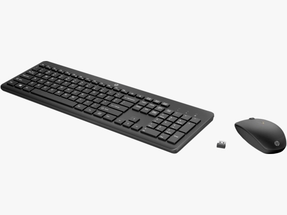 HP 235 – Pack Clavier &amp; Souris Sans Fil – Design Élégant, Connexion 2,4 GHz, Autonomie Longue Durée