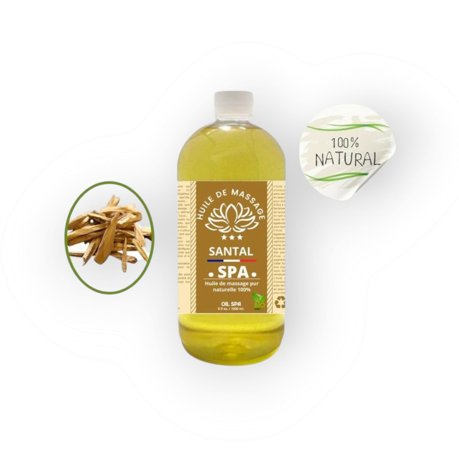 Image de Huile De Massage Florales - SPA - Unbranded