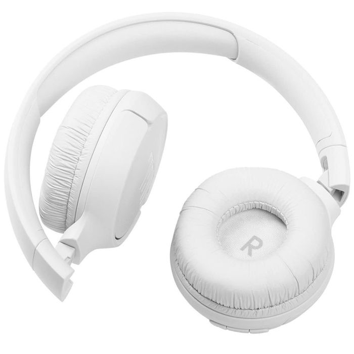 JBL Tune 510 BT - Casque supra-auriculaire sans fil - Son JBL Pure Bass - Bluetooth 5.0 - Jusqu'à 40h d'autonomie - Blanc
