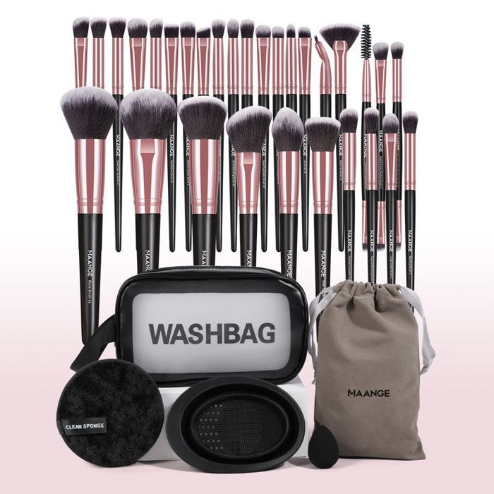 Kit de pinceaux de maquillage - Non spécifié - 30 pièces - Vegan - Doux - Design classique