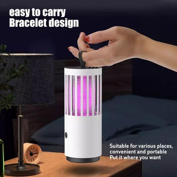 Image de Lampe anti-moustiques avec ventilateur électrique 2 en 1, Lampe UV Anti-Moustique