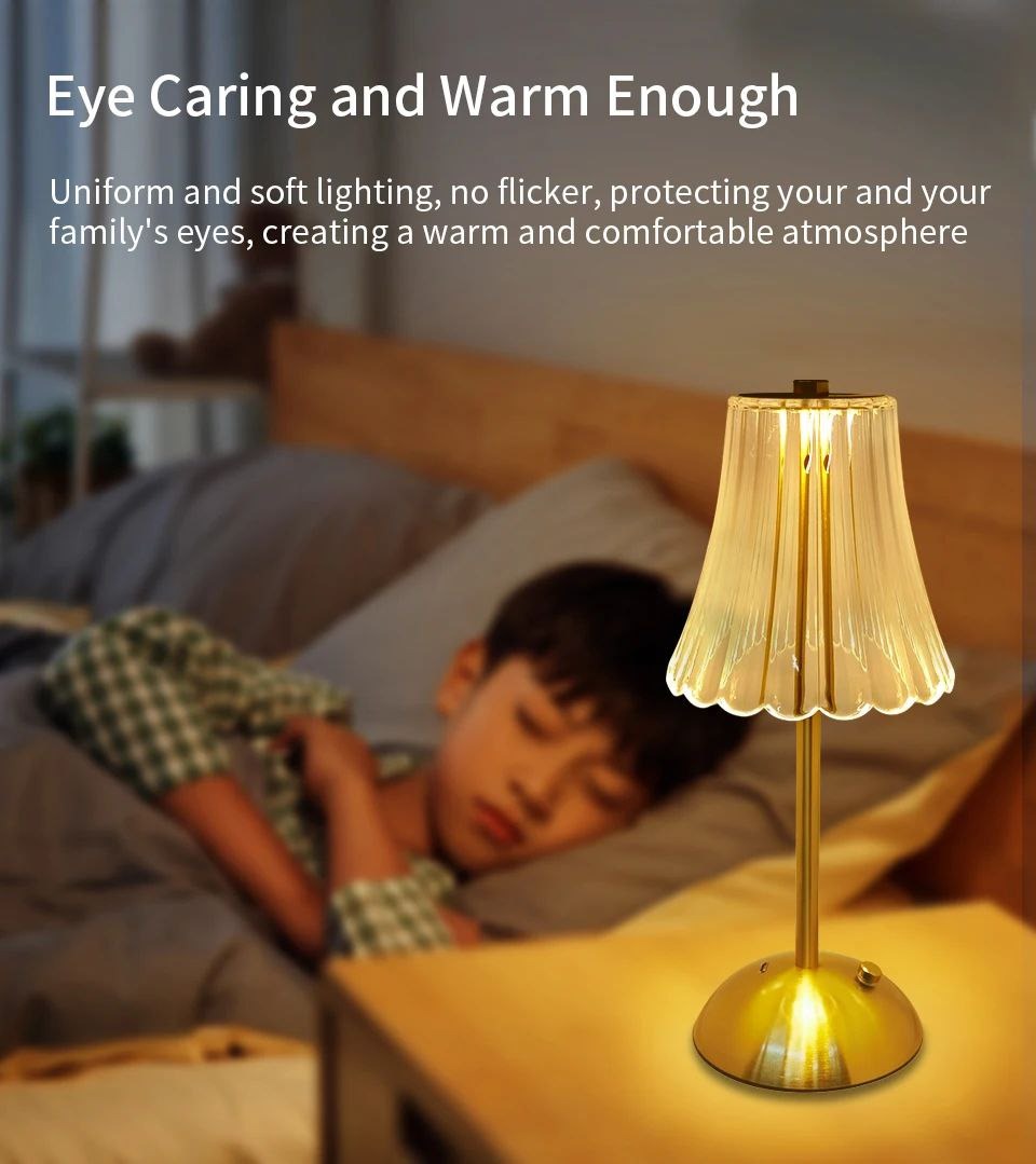 Image de Lampe de Table Design Moderne – Éclairage 3 Couleurs Réglables