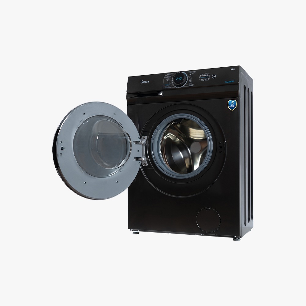 Laveuse-sécheuse intelligente Midea 10/7 kg avec moteur à onduleur BLDC, 1400 tr/min, machine combinée de lavage et de séchage à chargement frontal entièrement automatique, Wi-Fi, 16 programmes - Allergie/Soin à la vapeur/Nettoyage automatique, ...