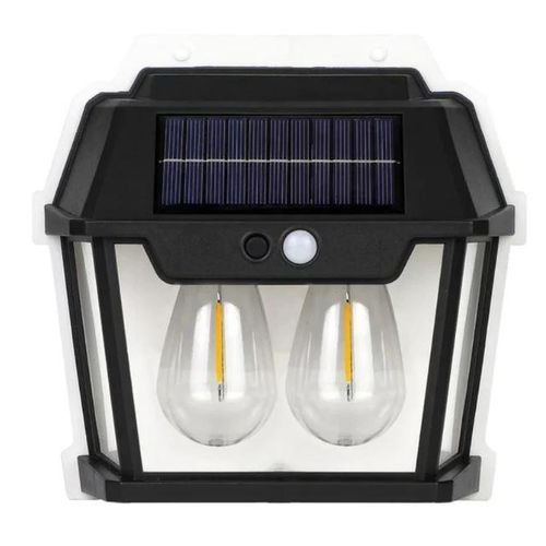 Image de Lot de 2 Appliques Solaires à 2 Ampoules - Unbranded