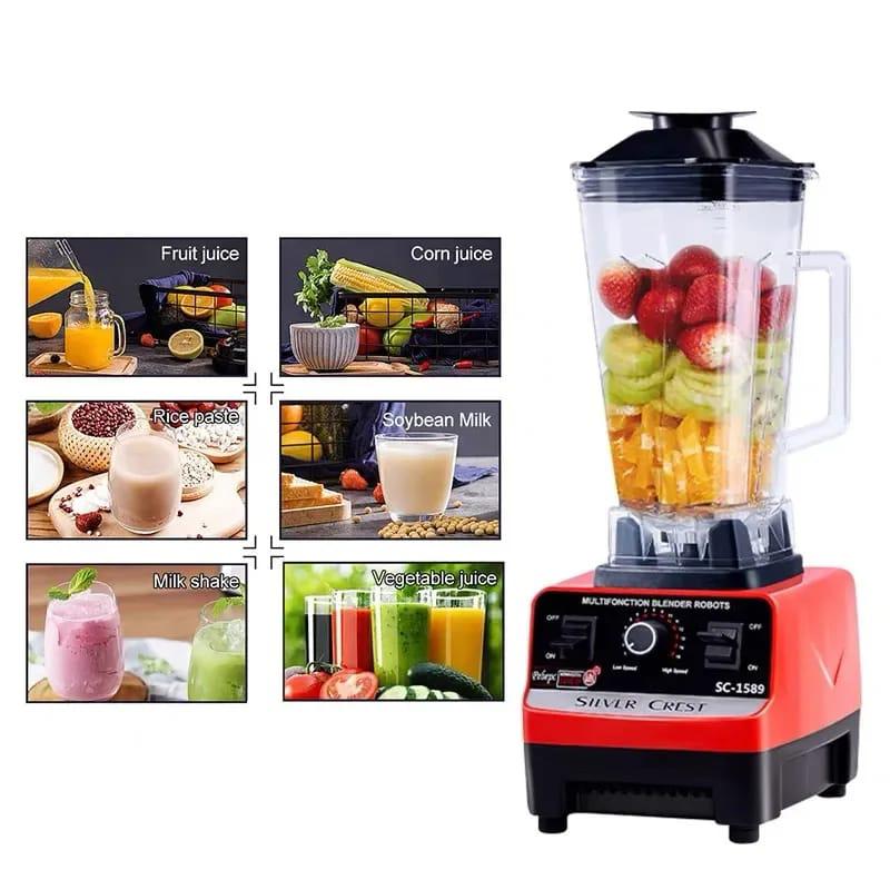 Mélangeur de jus 3 en 1 haute puissance Bardefu 9500W 2.5 Litre