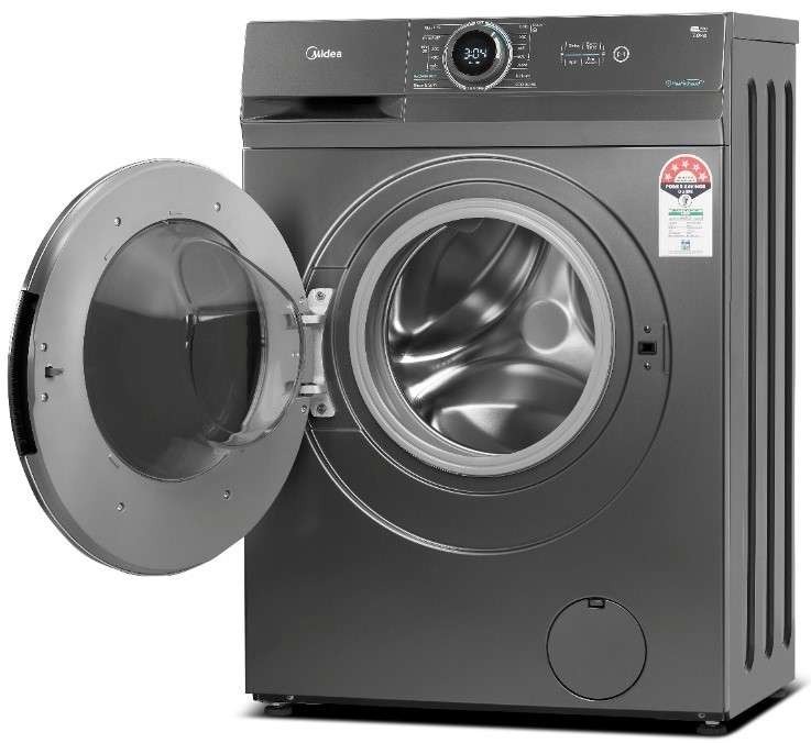 Midea MF100W70/T machine à laver Charge avant 7 kg 1200 tr/min Titane