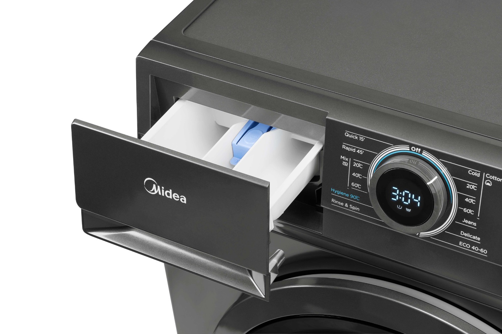 Image de Midea MF100W70/T machine à laver Charge avant 7 kg 1200 tr/min Titane - Unbranded