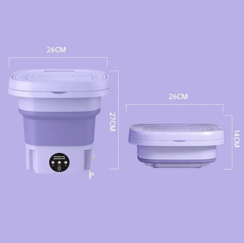 Image de Mini machine à laver pliable portable,Lave-linge Compact et Pliable - Unbranded