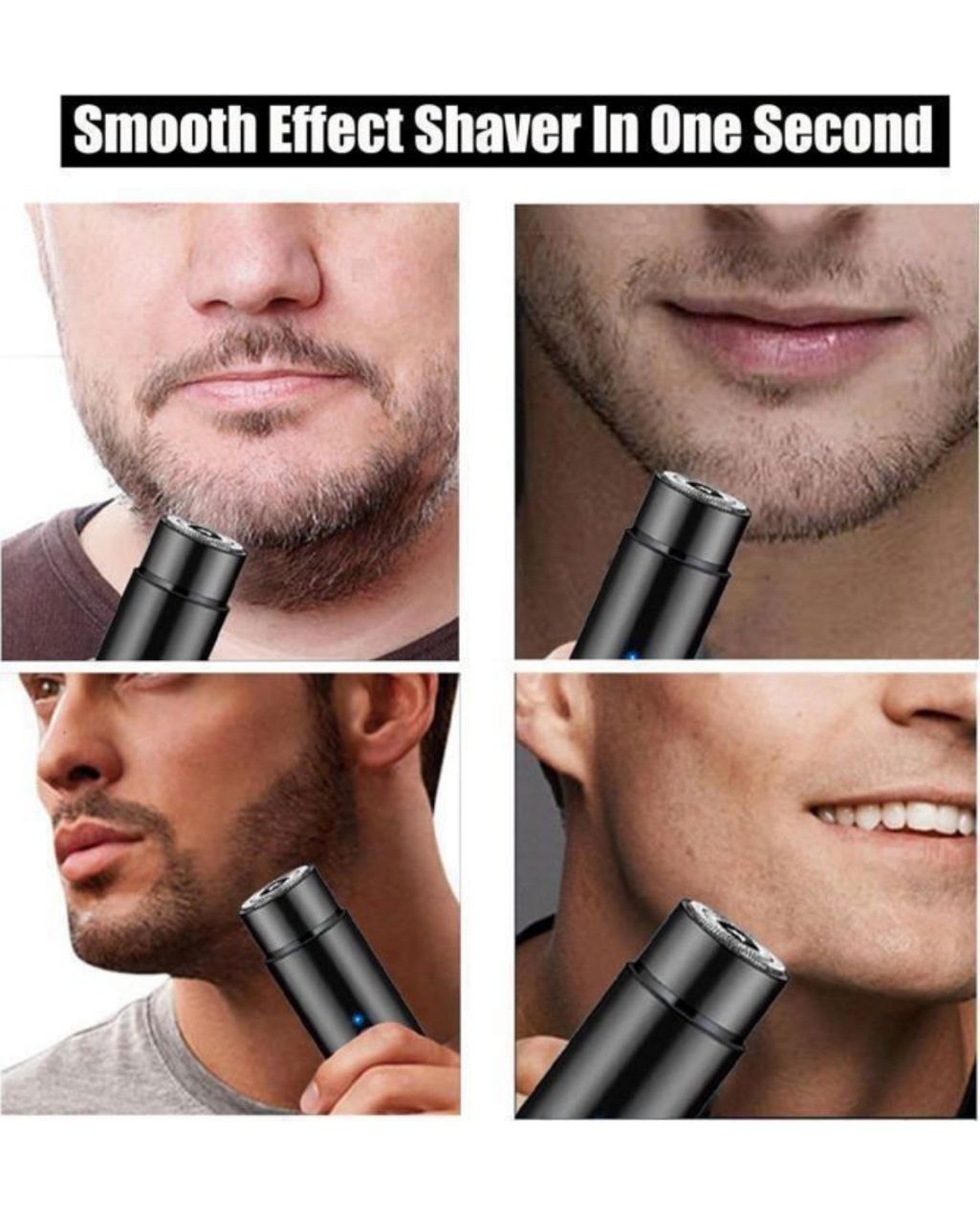 Mini Rasoir Rechargeable pour Hommes et Femmes, Idéal Pour le Voyage