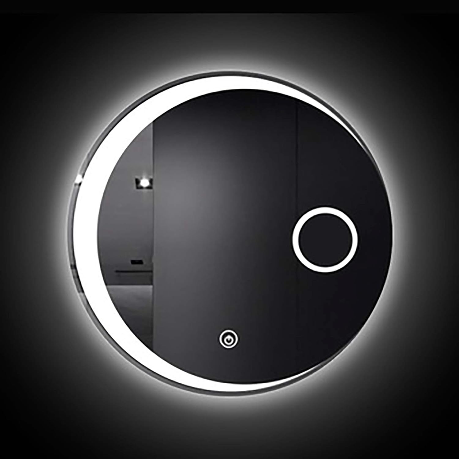 Miroir de Courtoisie de Salle de Bain Mural Éclairé par LED