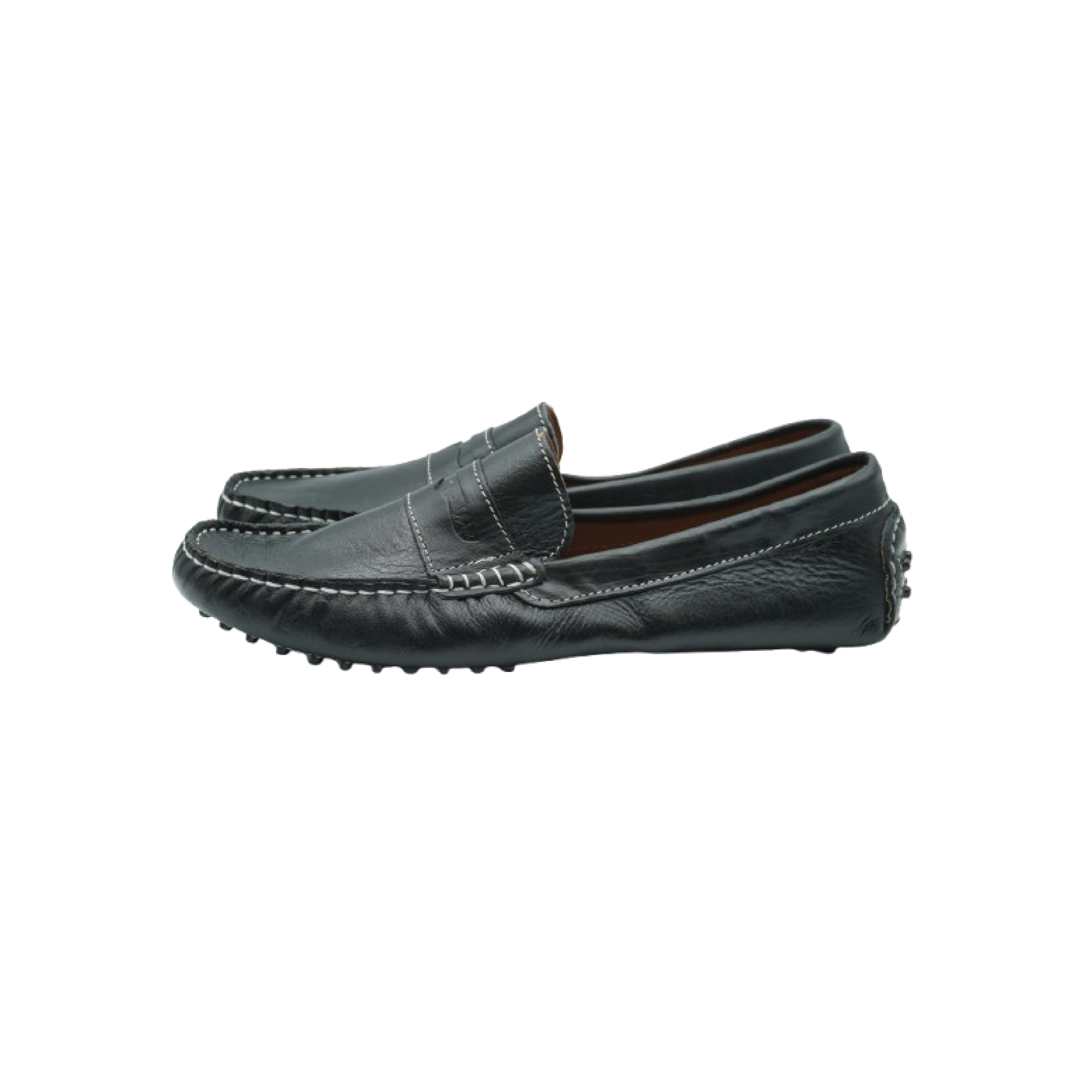 Image de Mocassins Hommes en cuir Noir - Unbranded