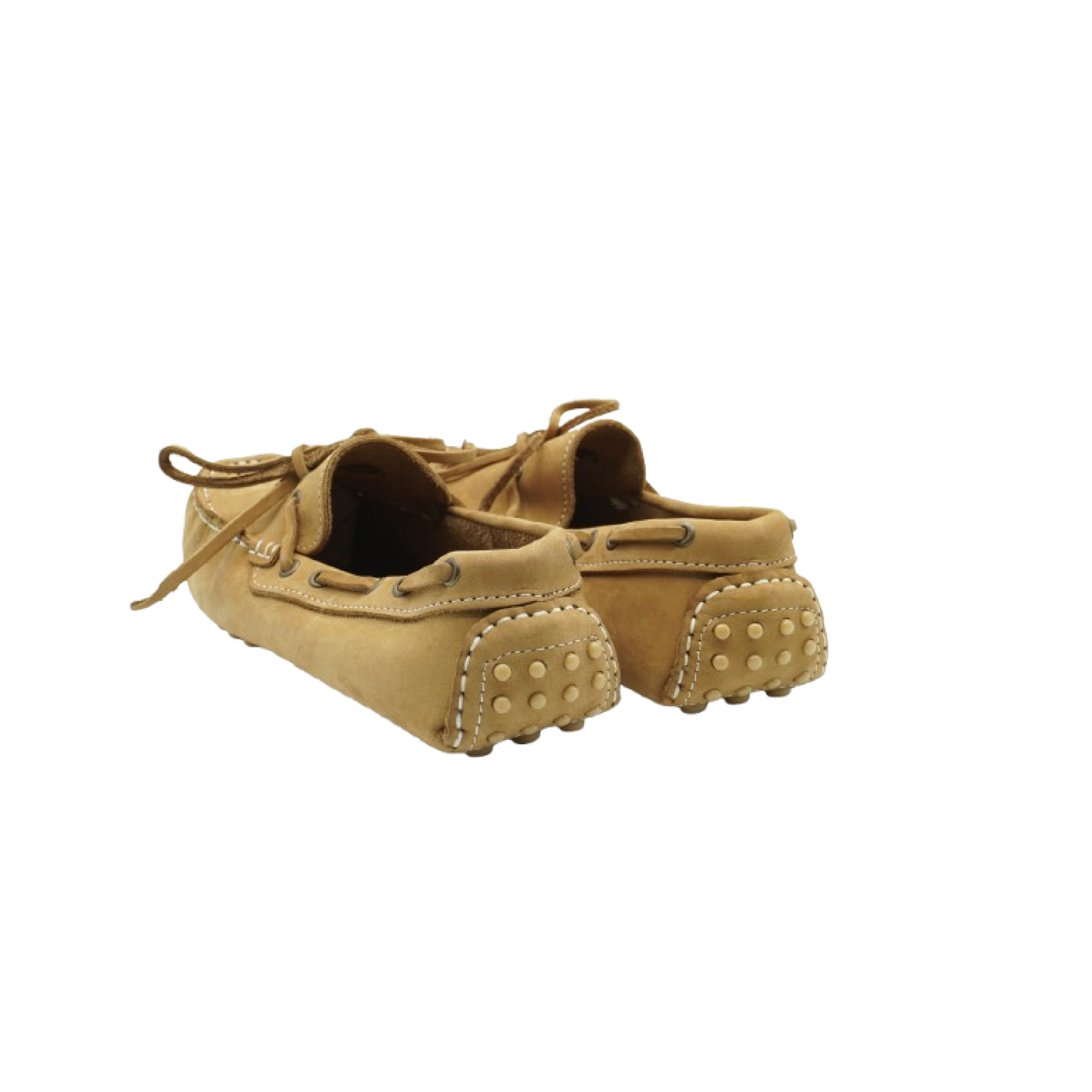 Mocassins Hommes en Daim Jaune Moutard