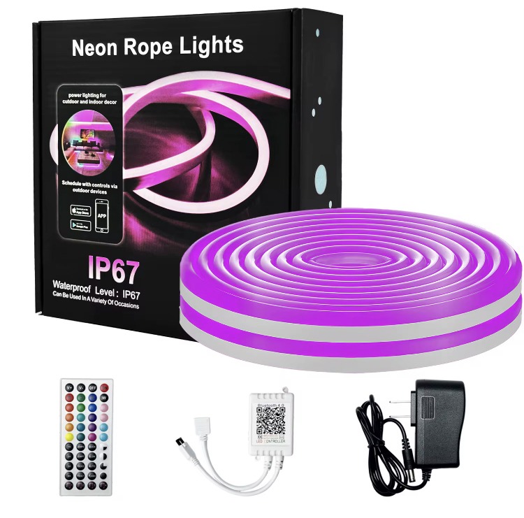 Image de Néon corde 3 mètre lumière différant LED bande Flexible IP67 Strip Light 180 degrees Flexible 220v - Unbranded