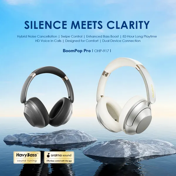oraimo BoomPop Pro ANC Over-Ear Headphones