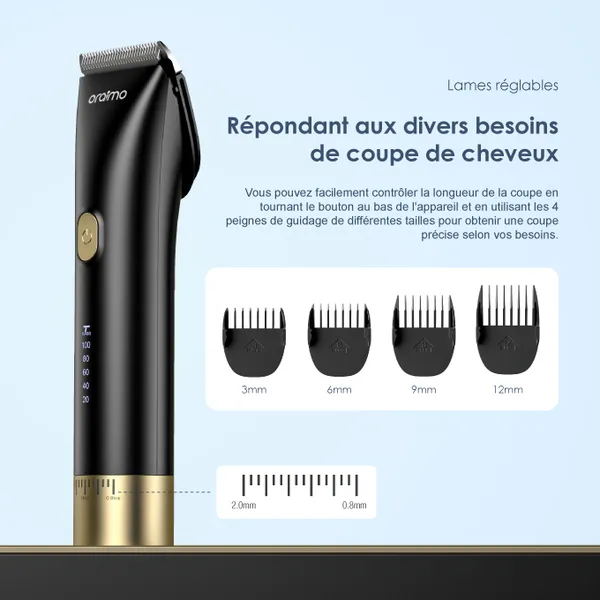 oraimo Smart Clipper Plus Tondeuse à cheveux sans fil