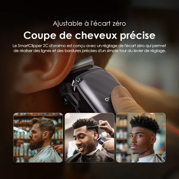 oraimo SmartClipper 2C Tondeuse à cheveux professionnelle