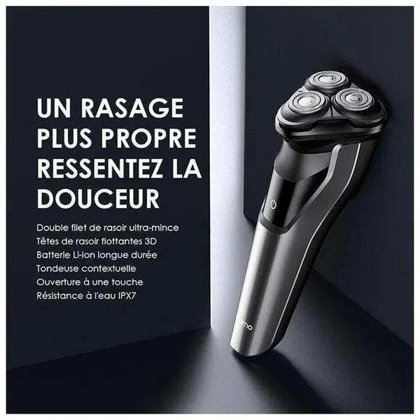 oraimo SmartShaver 2 Rasoir lisse IPX7
