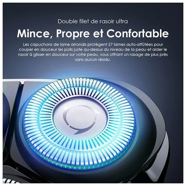 oraimo SmartShaver 2 Rasoir lisse IPX7