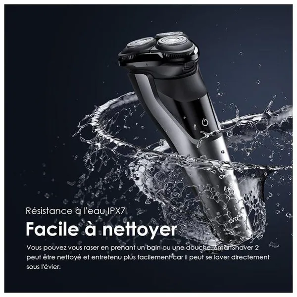 oraimo SmartShaver 2 Rasoir lisse IPX7