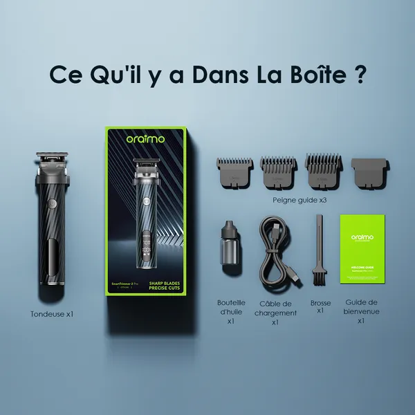 oraimo SmartTrimmer 2 Pro Tondeuse puissante de 7000 PRM