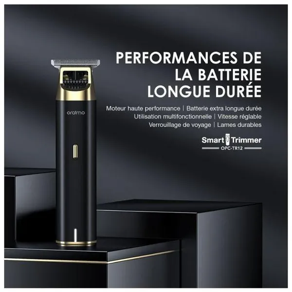 oraimo SmartTrimmer2 Tondeuse à batterie longue durée