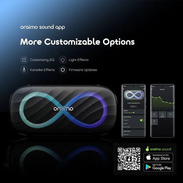 Image de oraimo SpaceBox Pro Enceinte sans fil SpaceBox Pro 80 W