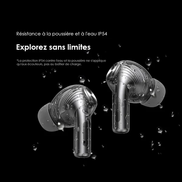 oraimo SpaceBuds Pro ANC hybride adaptatif Véritables écouteurs sans fil