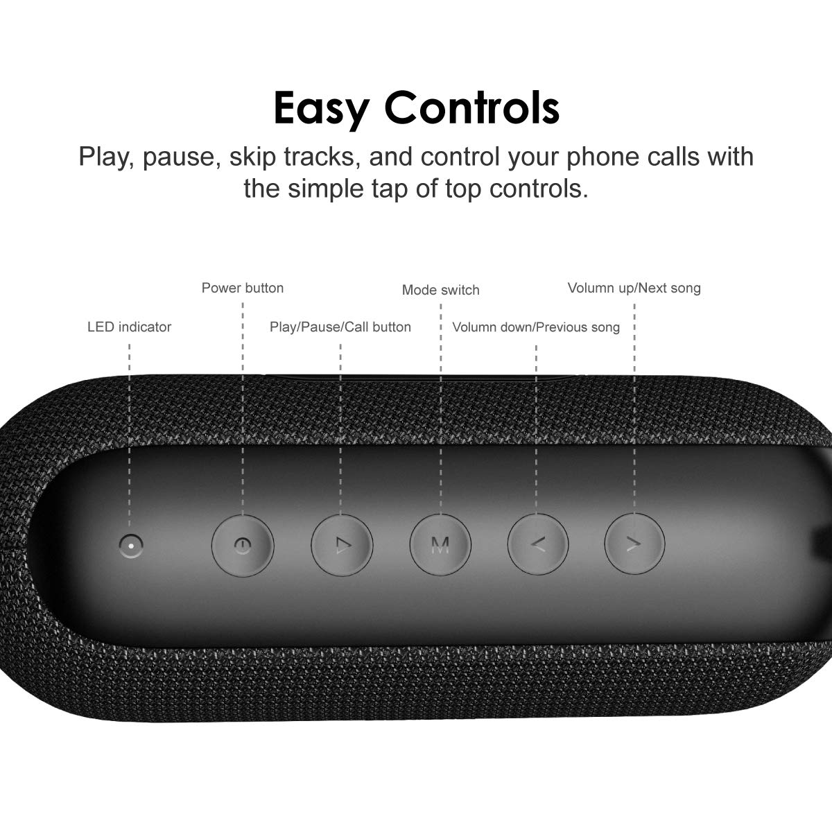 Image de Oraimo Speaker SoundPro, 10 W, Sans Fil, Bluetooth, Compatible Radio avec Disque USB