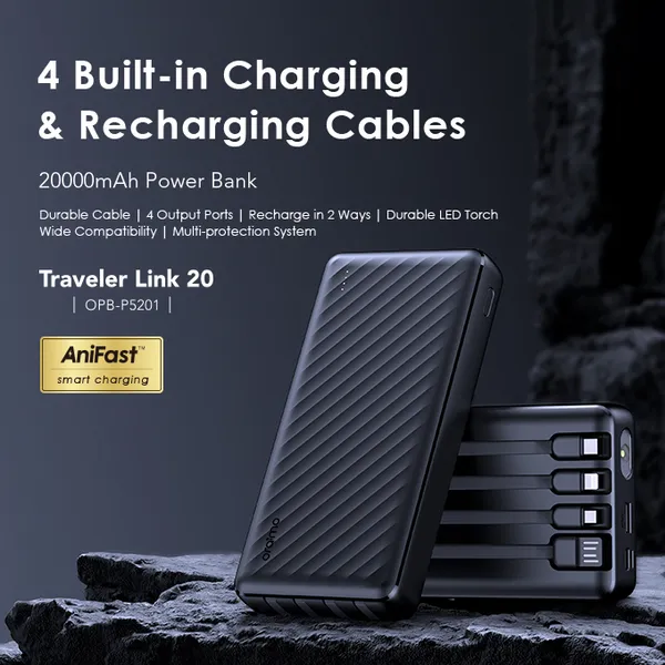 oraimo PowerCube 20 20W Wall Charger Kit