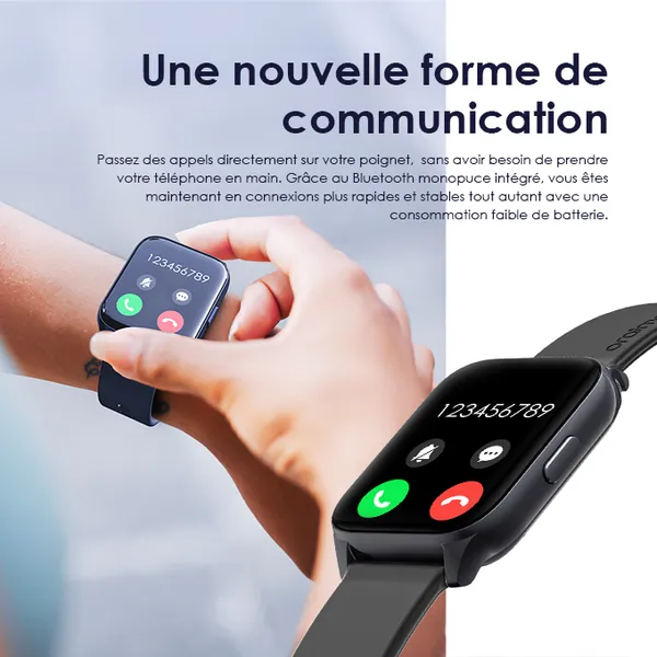 oraimo Watch 4 Plus 2.01″ HD IP68 Montre intelligente