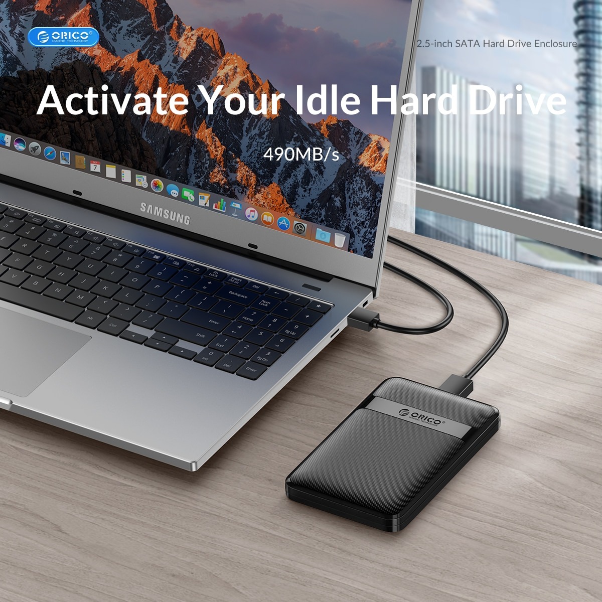 Image de Orico Boitier SSD/HDD Type C ,2.5 pouces SATA 3.0 - Unbranded